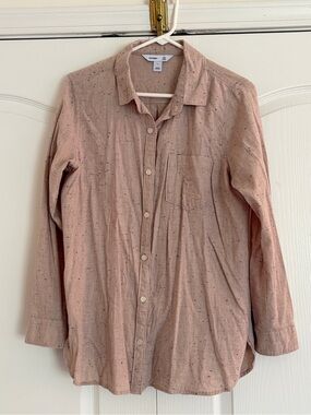 Old Navy Speckled Button-Up Tunic